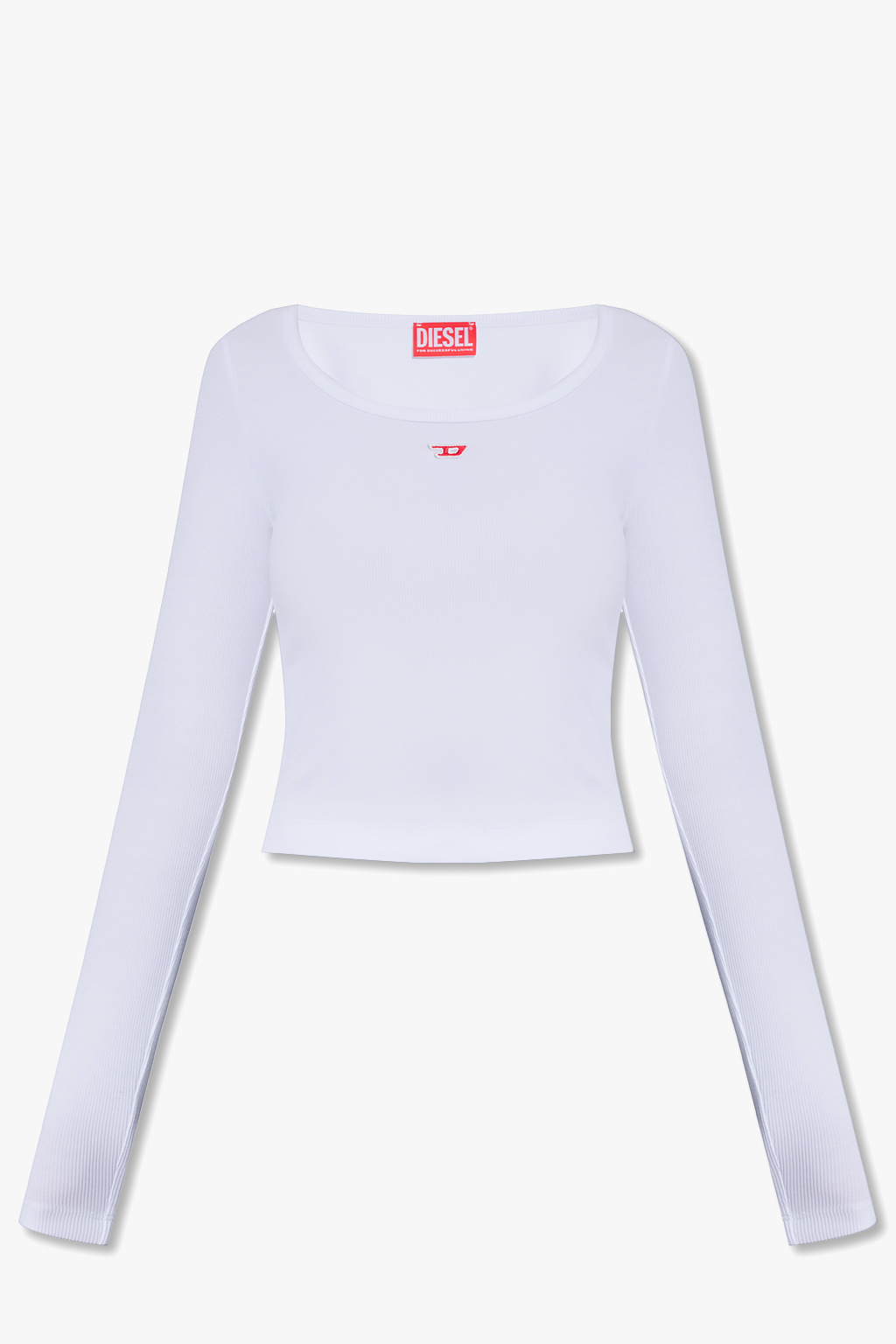 White 'T-BALLET-D' top with long sleeves Diesel - Vitkac Canada